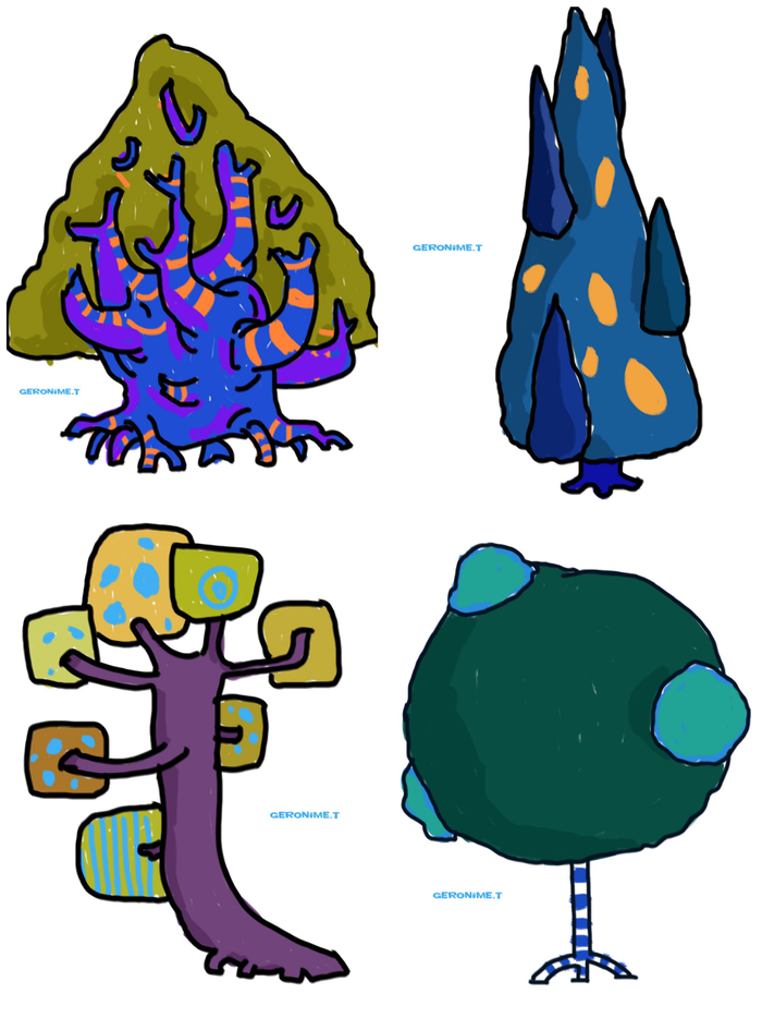 Деревья концепт