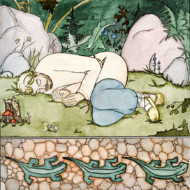Иллюстрации к сказке Бажова П.П. «Медной горы Хозяйка»