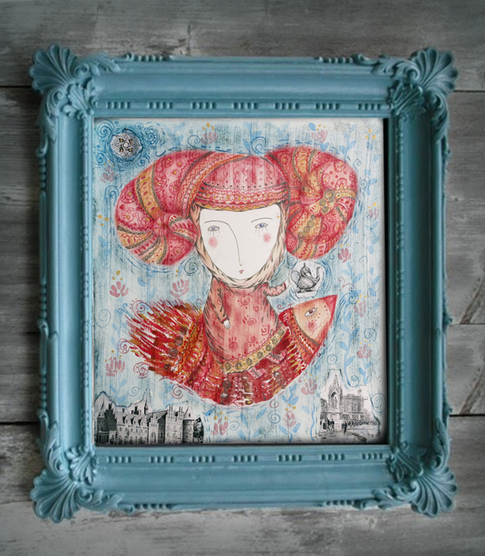 Маленькая принцесса спешит на чаепитие