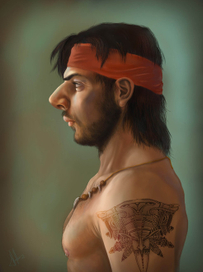 С татуировкой