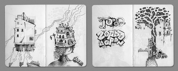 Почеркушки в МОЛЕСКИН