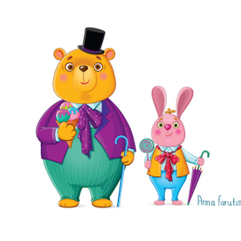 "Лучшие друзья" Миша и Заяц