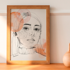 Цифровой портрет графика MINIMALISM