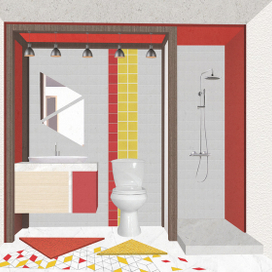 Интерьер ванной комнаты