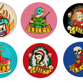 r.o.c.k.y. badges