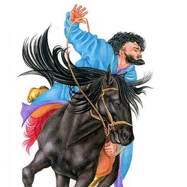 Жюль Верн Курьер царя, узбекский воин 