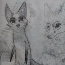 Лис на двух