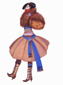 Стилизация - северные народы 1