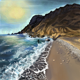 отдых в отблеске волн