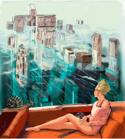 Иллюстрация на обложку музыкального диска