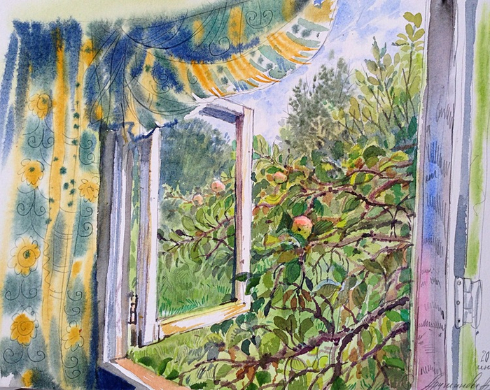 Дачное окно.