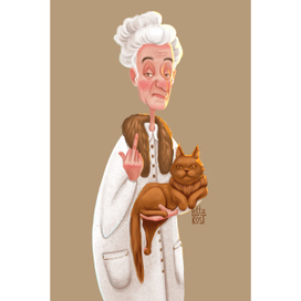 Белая и пушистая