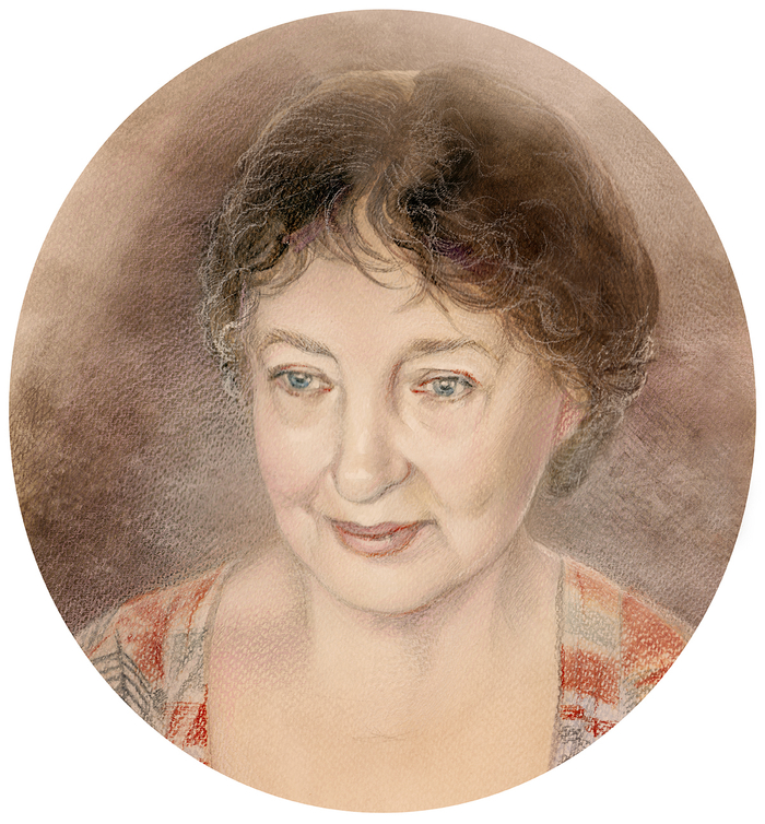 Портрет И. Сумароковой для ее книги