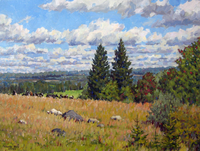 "Летние облака". 