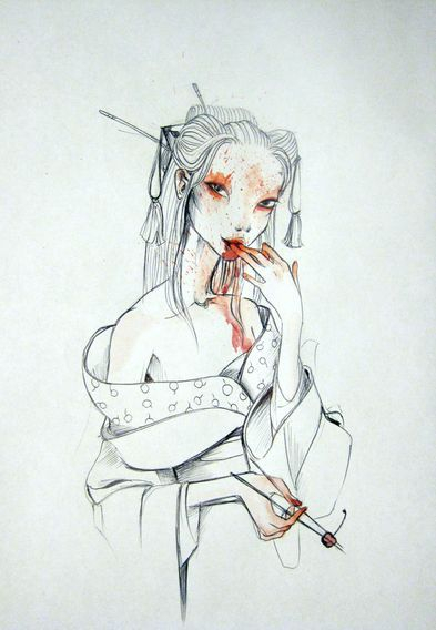 Вишневый ужин