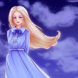 Милая аниме девушка ~