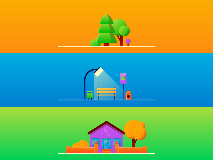 Дом, улица, фонарь