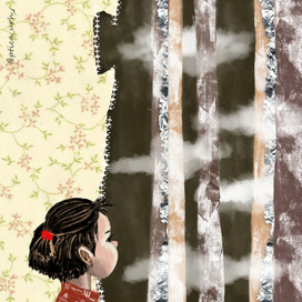 Иллюстрация к книге "Бегущая с волками"