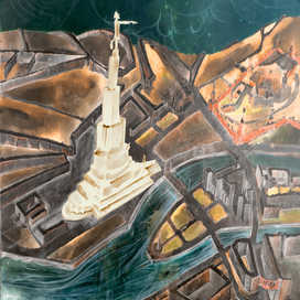 Проект Дворца Советов в Москве