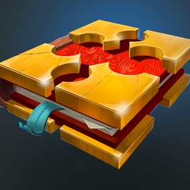 Книга в золоте