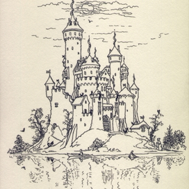 Замок. Ночь. (в процессе)