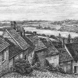 Улочка английской деревеньки