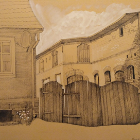 Стара стодола в Семчинах.