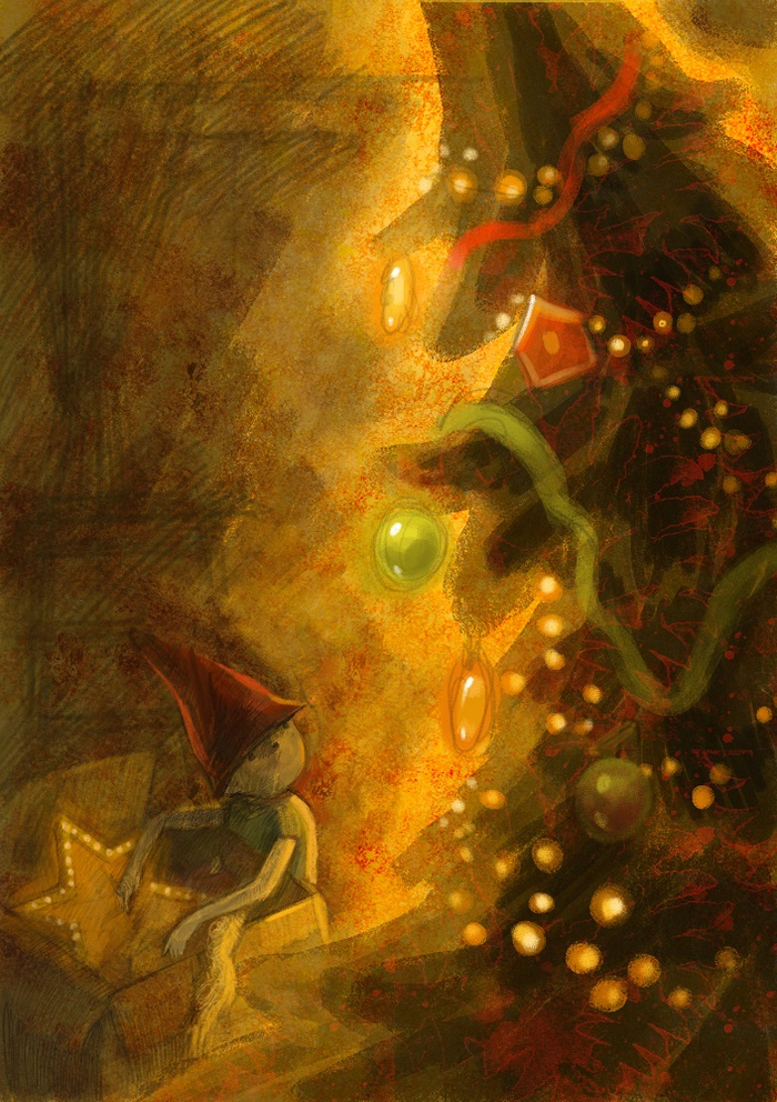 Новогодняя иллюстрация.