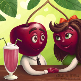 Влюблённая черешня