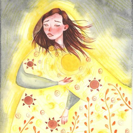 девочка солнце