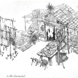 хижина шамана