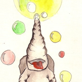 Слоник Митя пускает пузыри. К сказке Евгении Кариповой