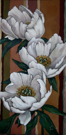 Белые пионы