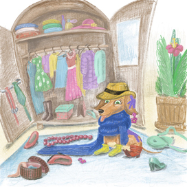 Такса наряжается