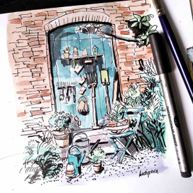 садовый уголок