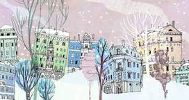 Москва. Иллюстрации для анимации к спектаклю "Продавец игрушек"