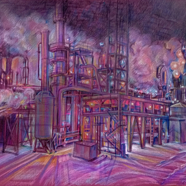 Индустриальный пейзаж3