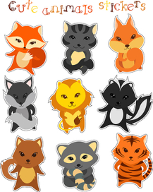 Стикеры с животными