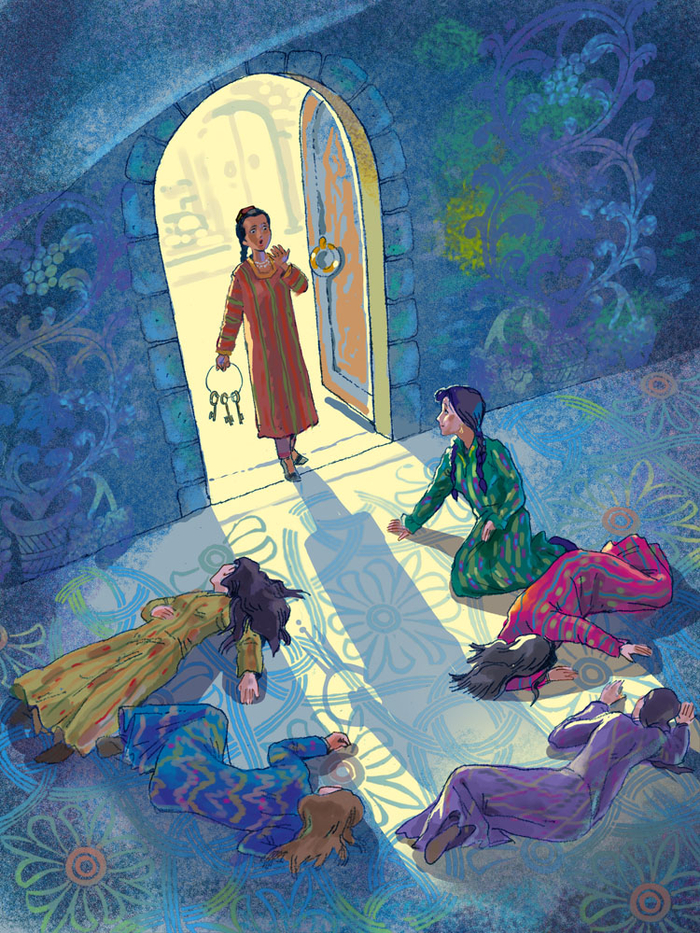 Иллюстрация из сборника "Сказки со всего света"