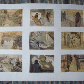 Иллюстрация к роману Х.Кортасара "Игра в классики"