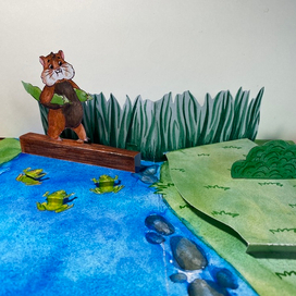 Pop-up иллюстрации «Приключения Хомы и Суслика» А.Иванов