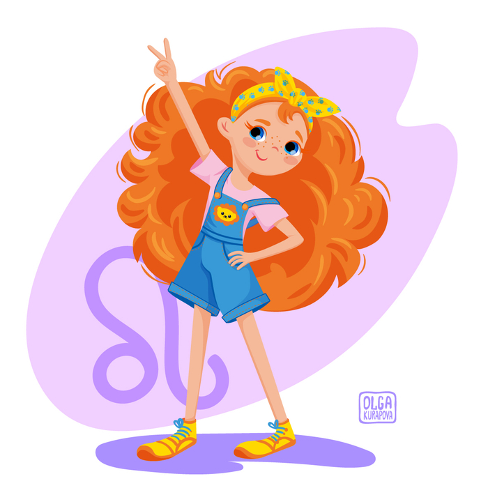 Персонаж девочка-лев