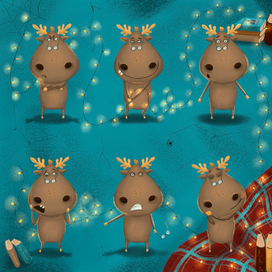 Эмоциональный лось 