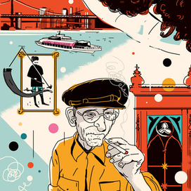  иллюстрация для журнала "Story"