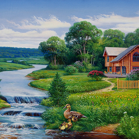 Домик у реки