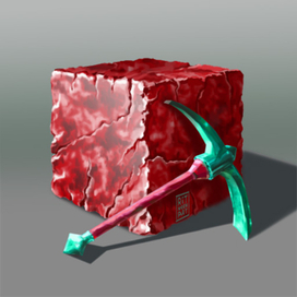 Красный куб