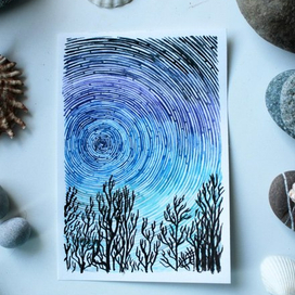 Открытка.Серия "Земля вращается"