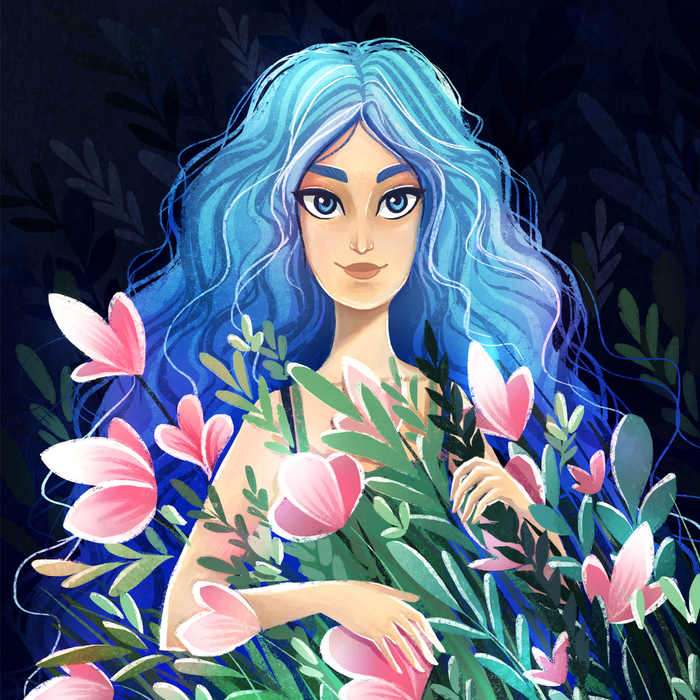 Цветочная девушка