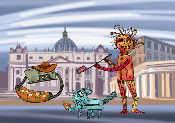 Слайд-презентация для Лиги Роботов.