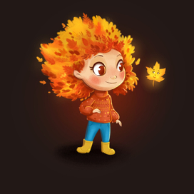 Девочка-осень